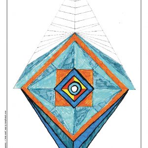 Natures' Canvas Coloring Page Symmetry #3