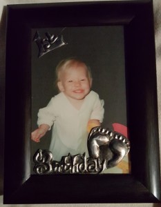 Custom 1st Birthday Photo Frame